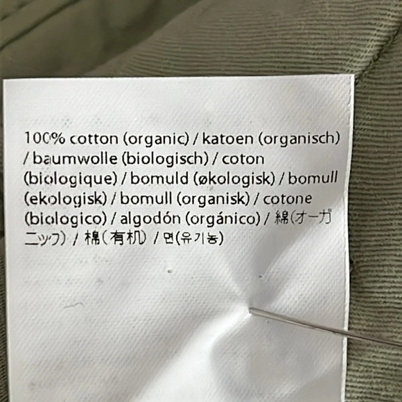 Amendi Gunnar in Green Organic Cotton Pleat Front Button Fly Pants - NEW Size 34 - Picture 11 of 13